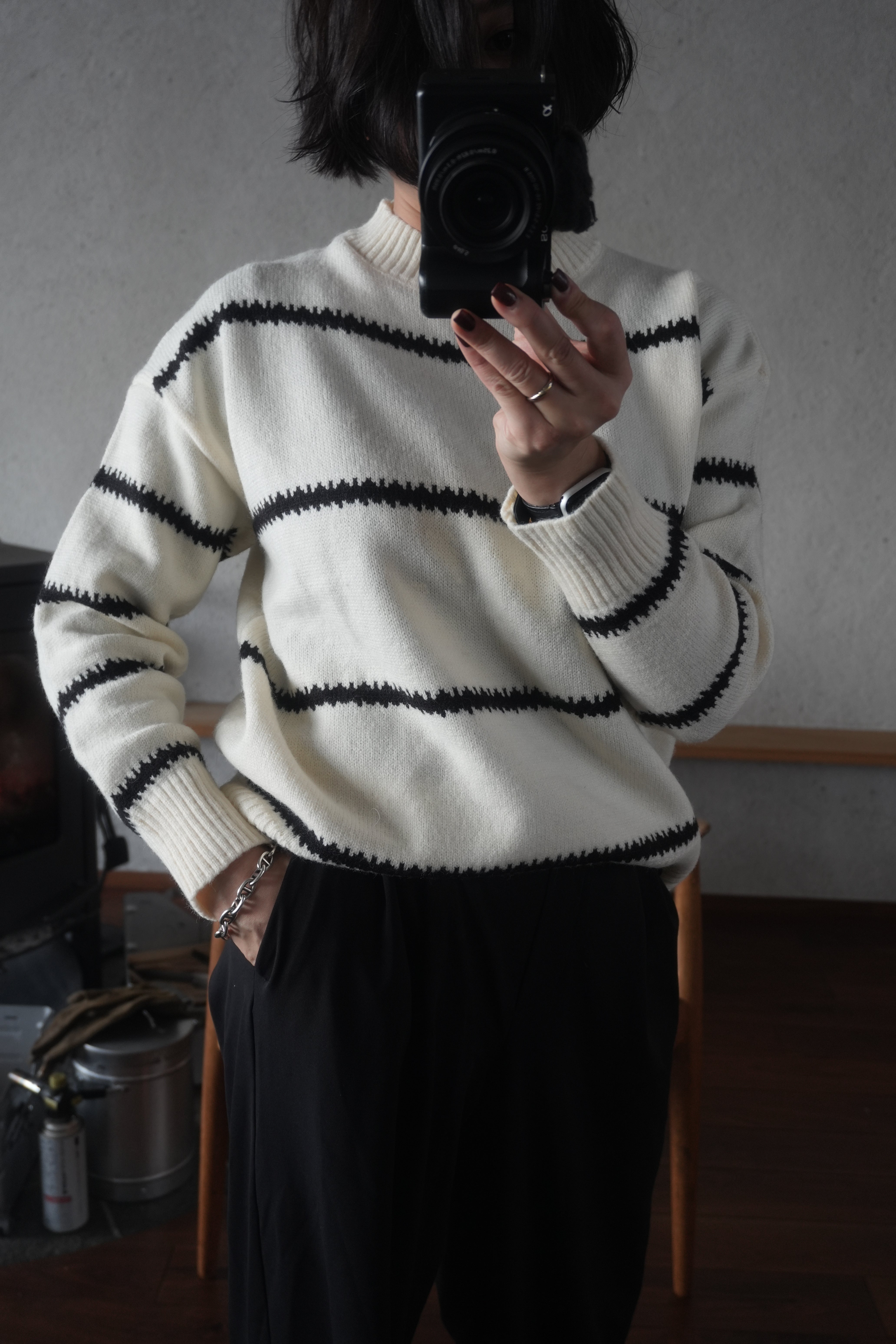 Stitch Line Knit Sweater