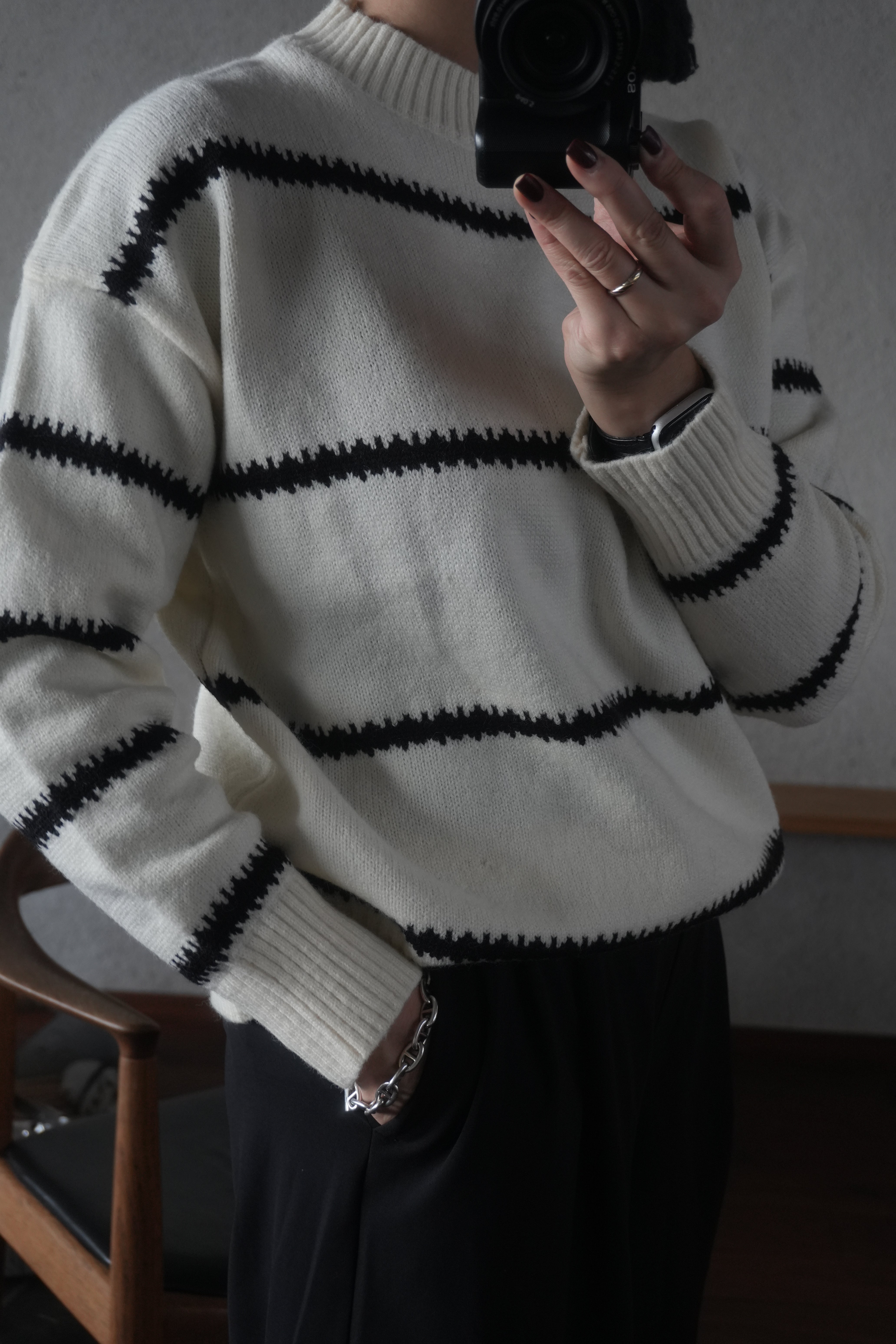 Stitch Line Knit Sweater