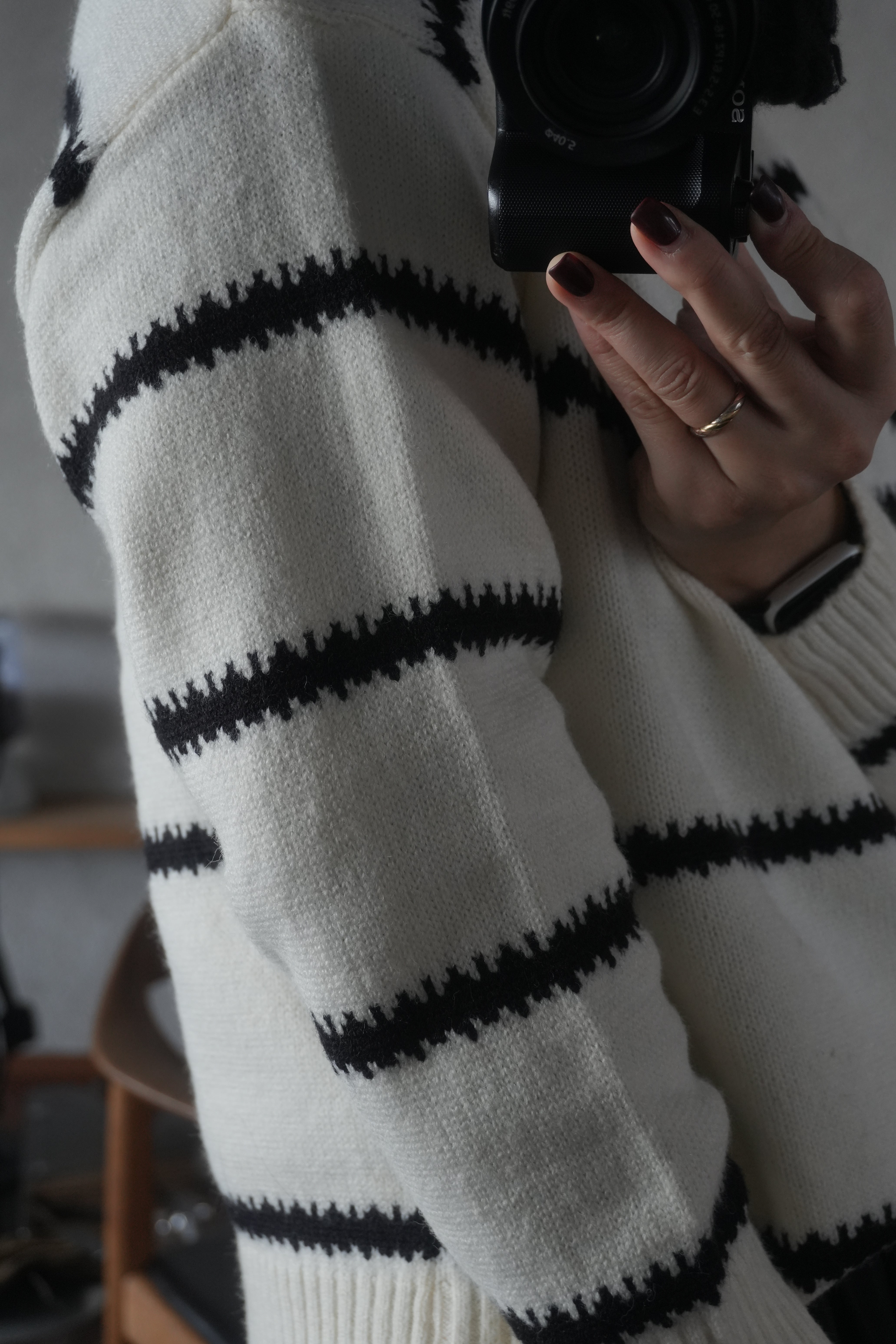 Stitch Line Knit Sweater