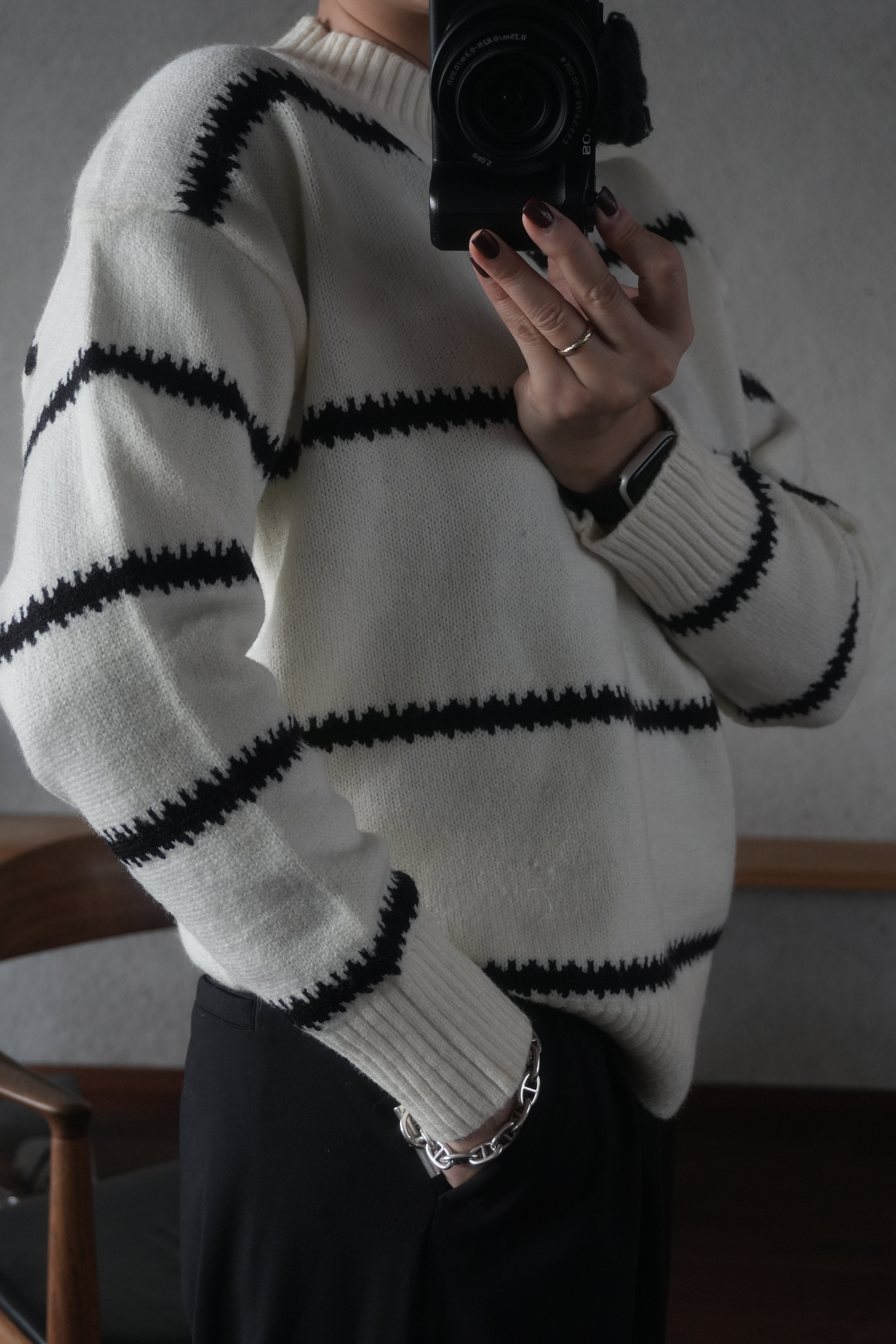 Stitch Line Knit Sweater