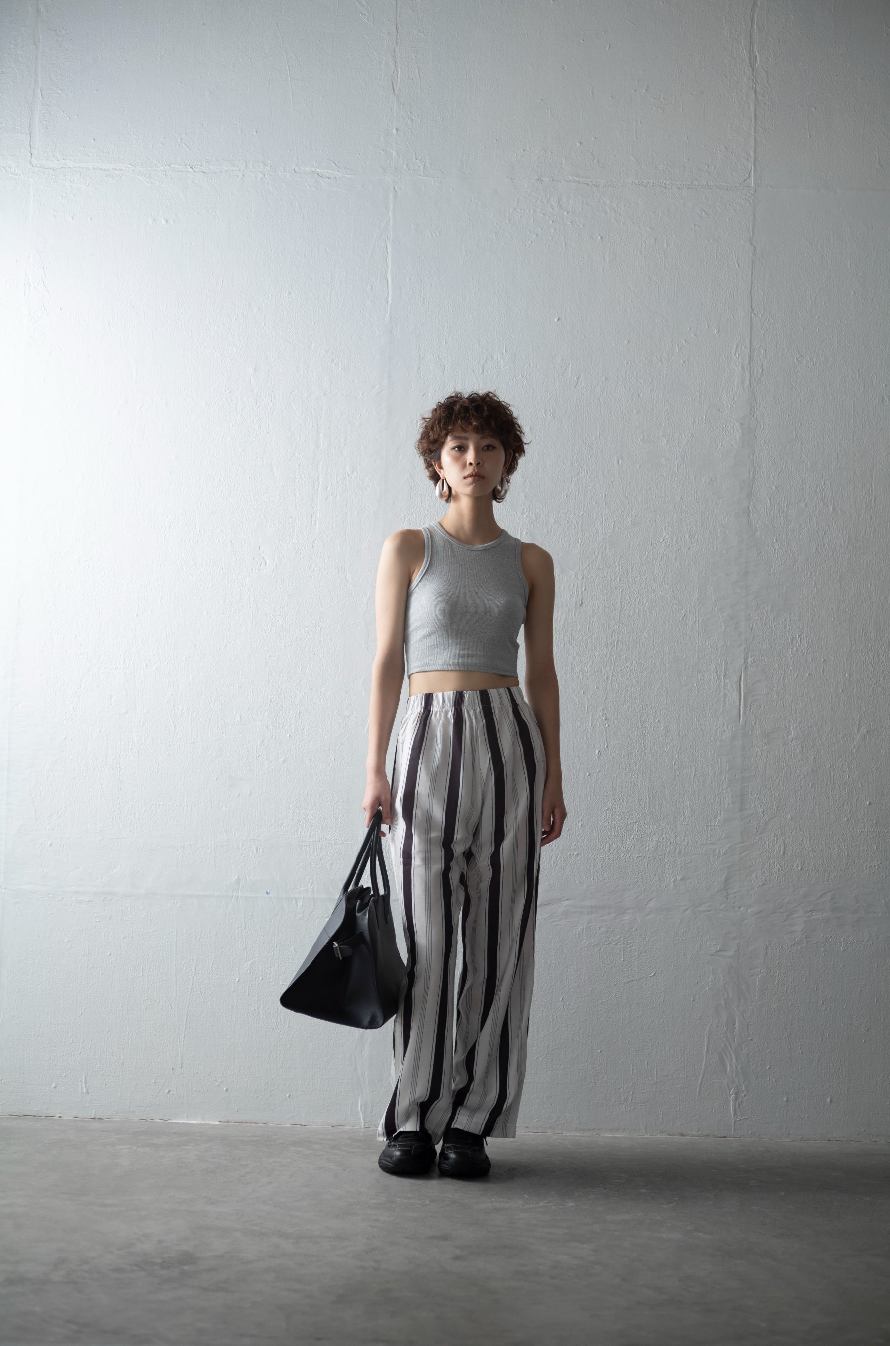 rib cropped tank