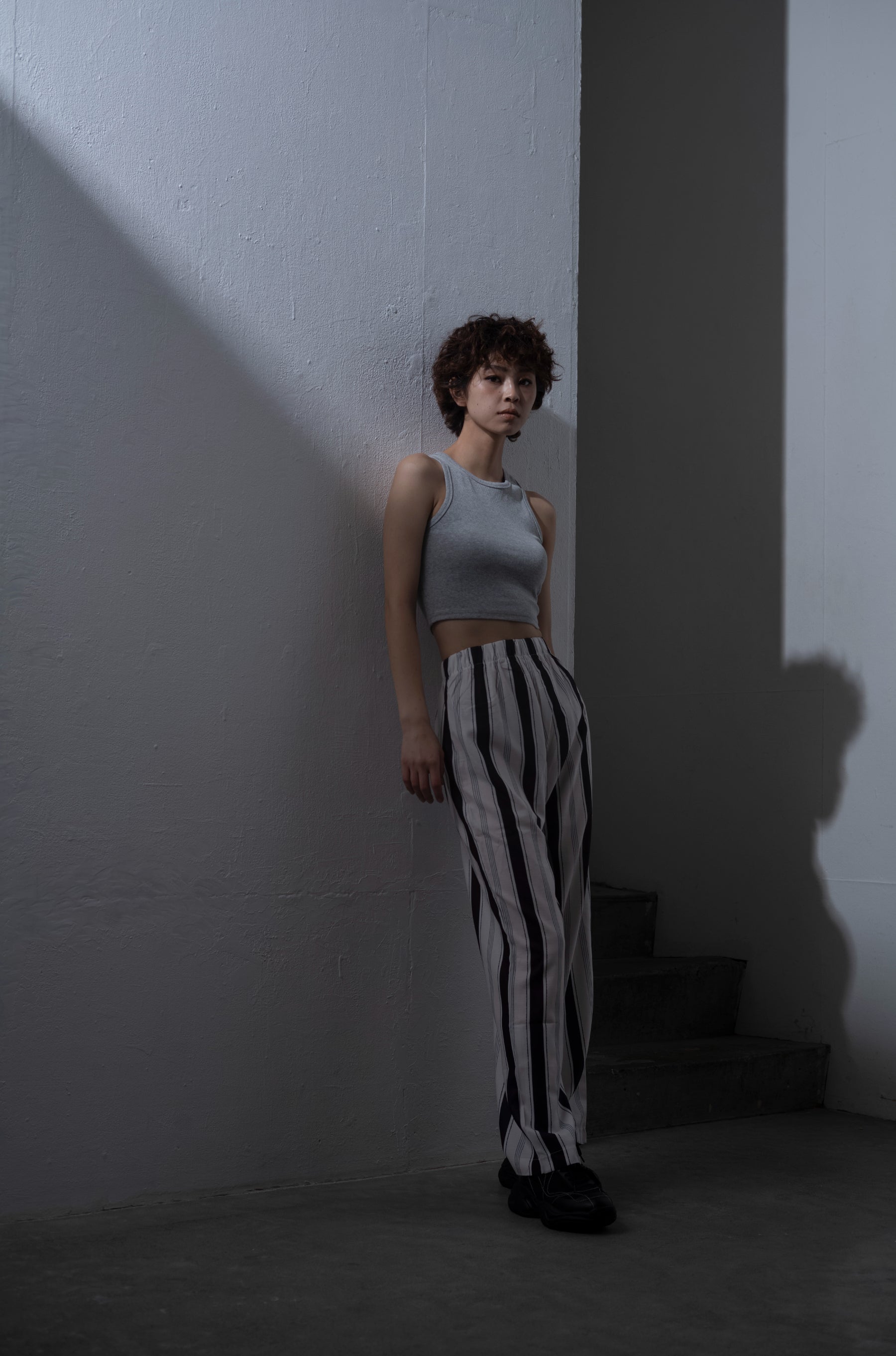 rib cropped tank