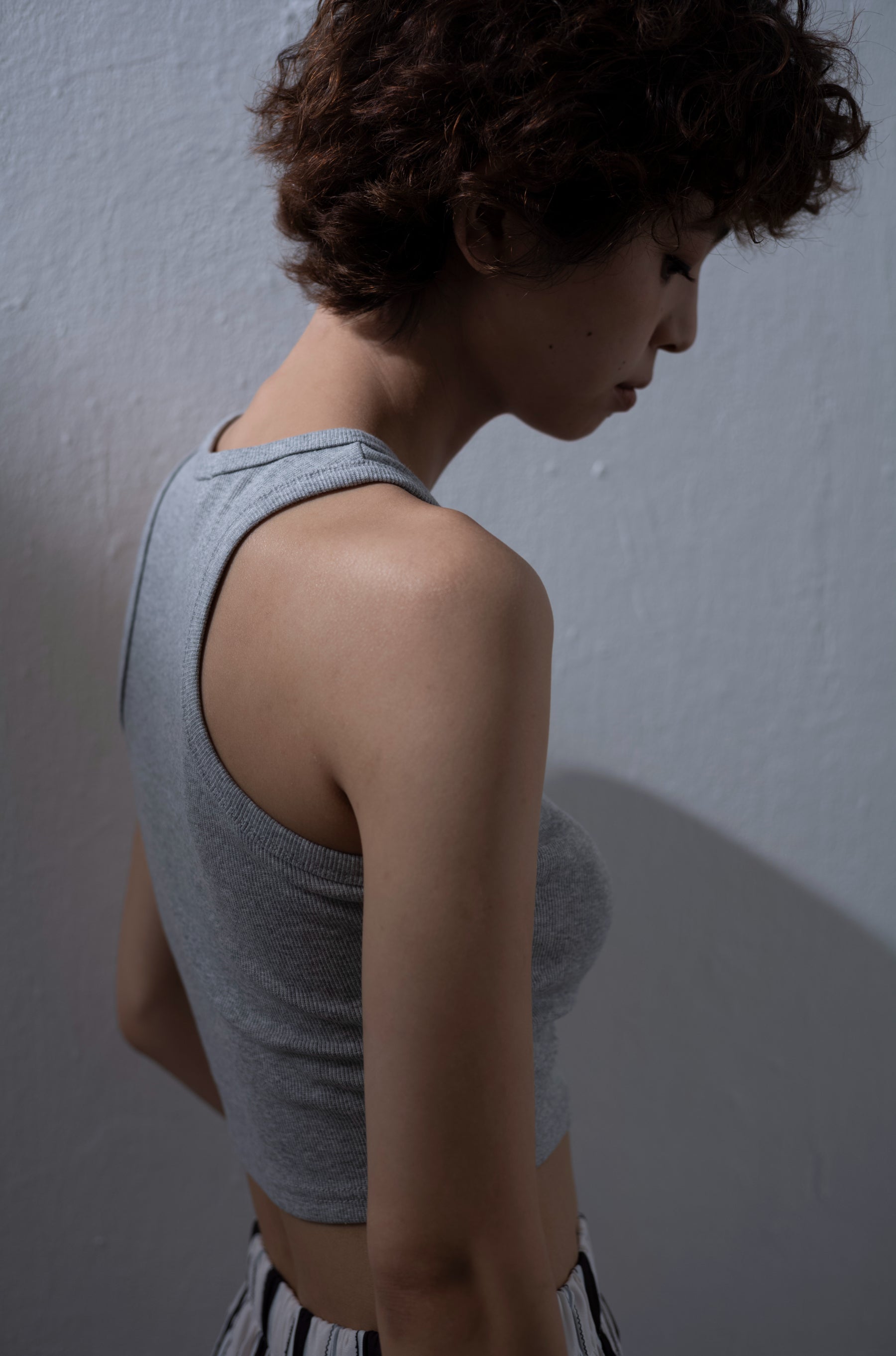 rib cropped tank