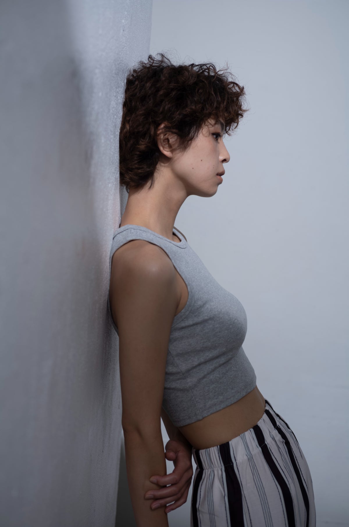 rib cropped tank