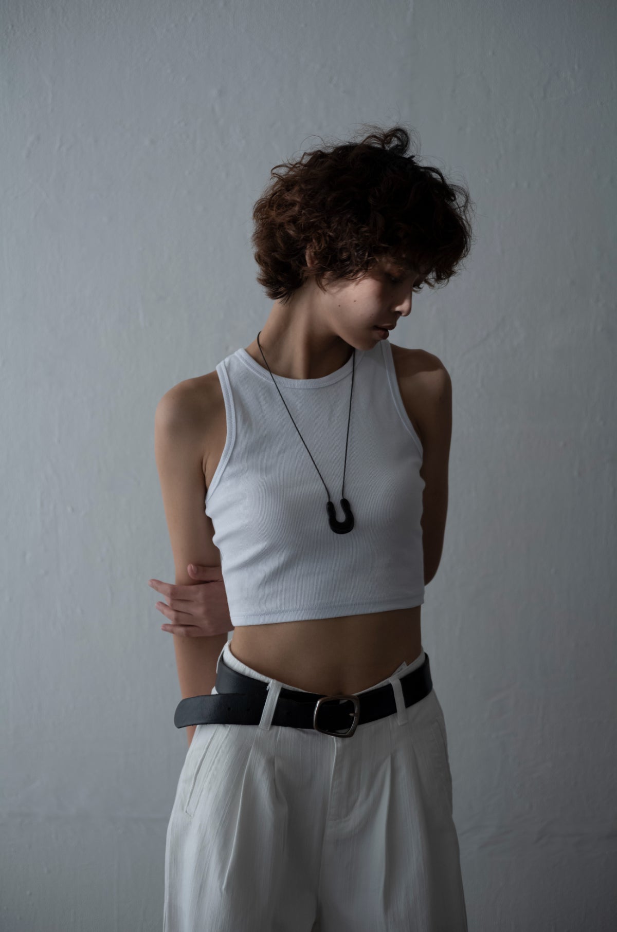 rib cropped tank