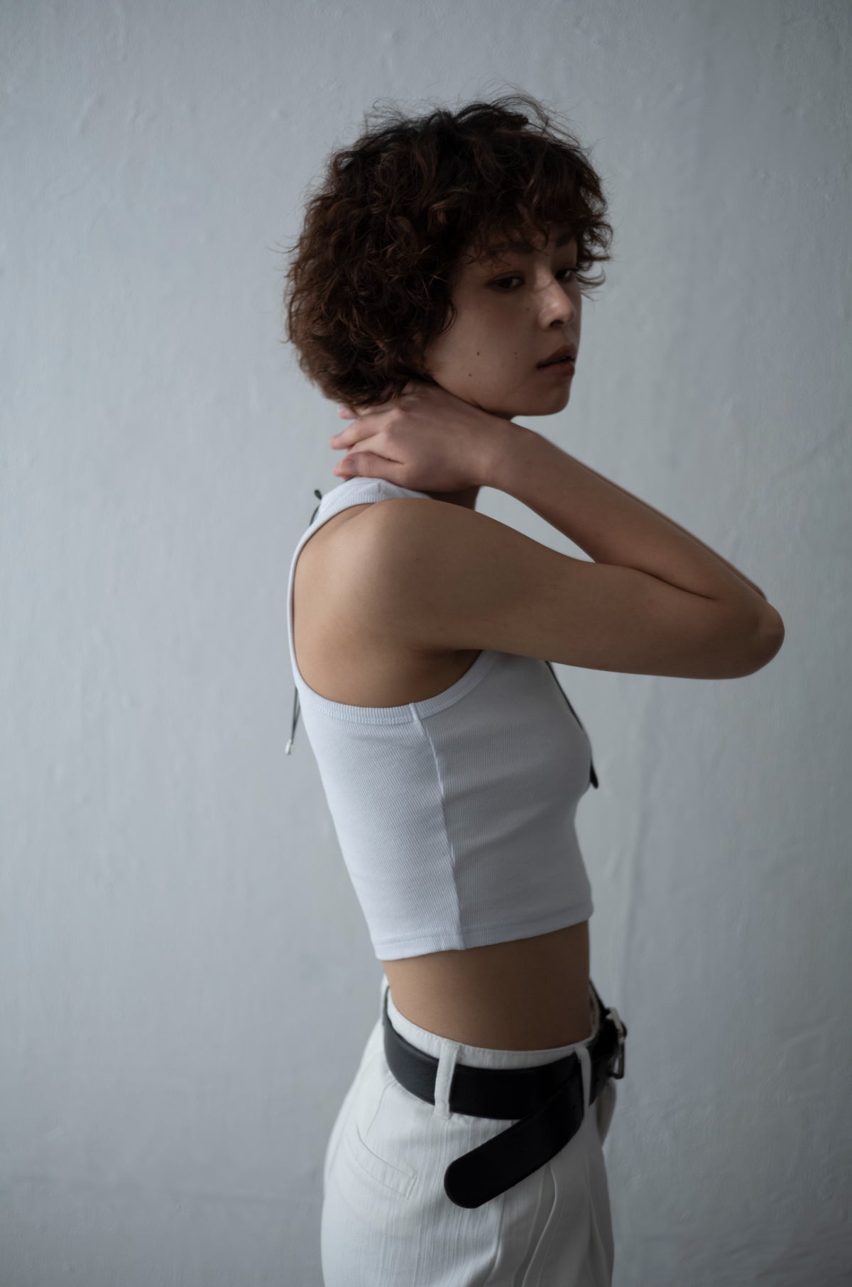 rib cropped tank