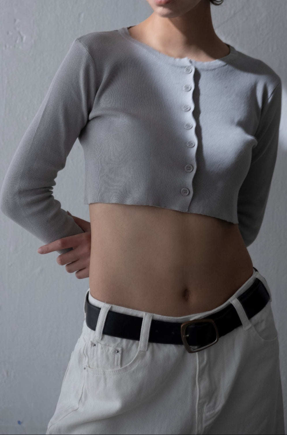 Cropped cardigan