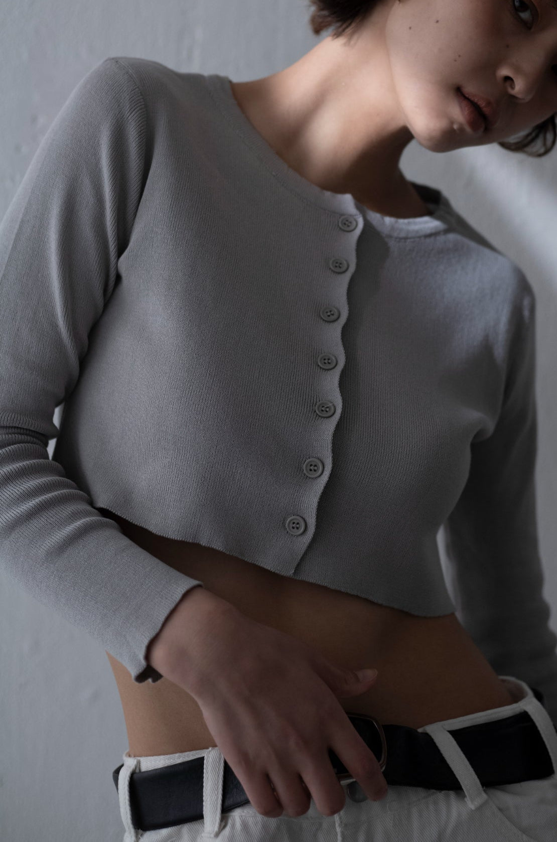 Cropped cardigan