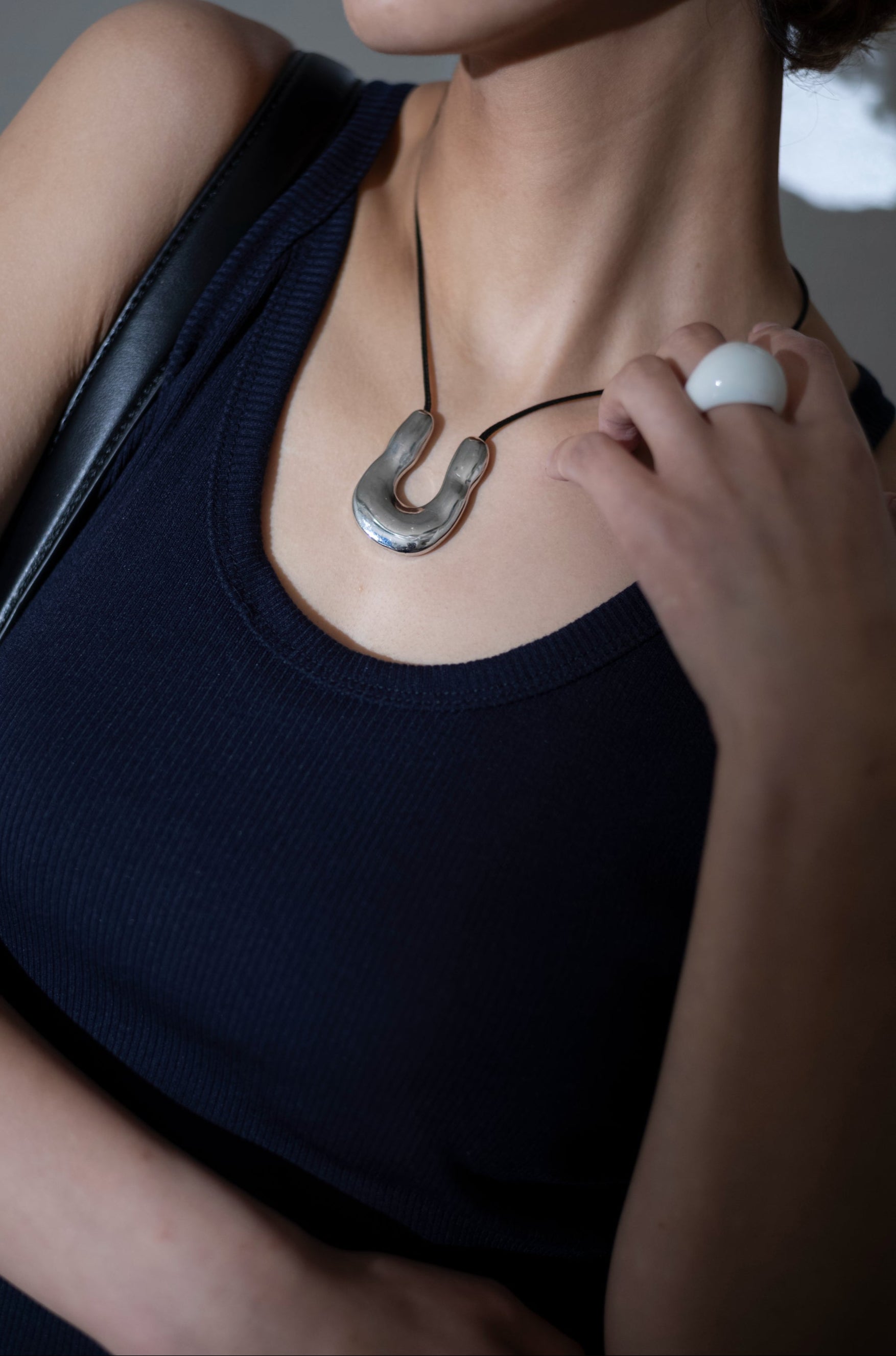 Molten Loop Necklace