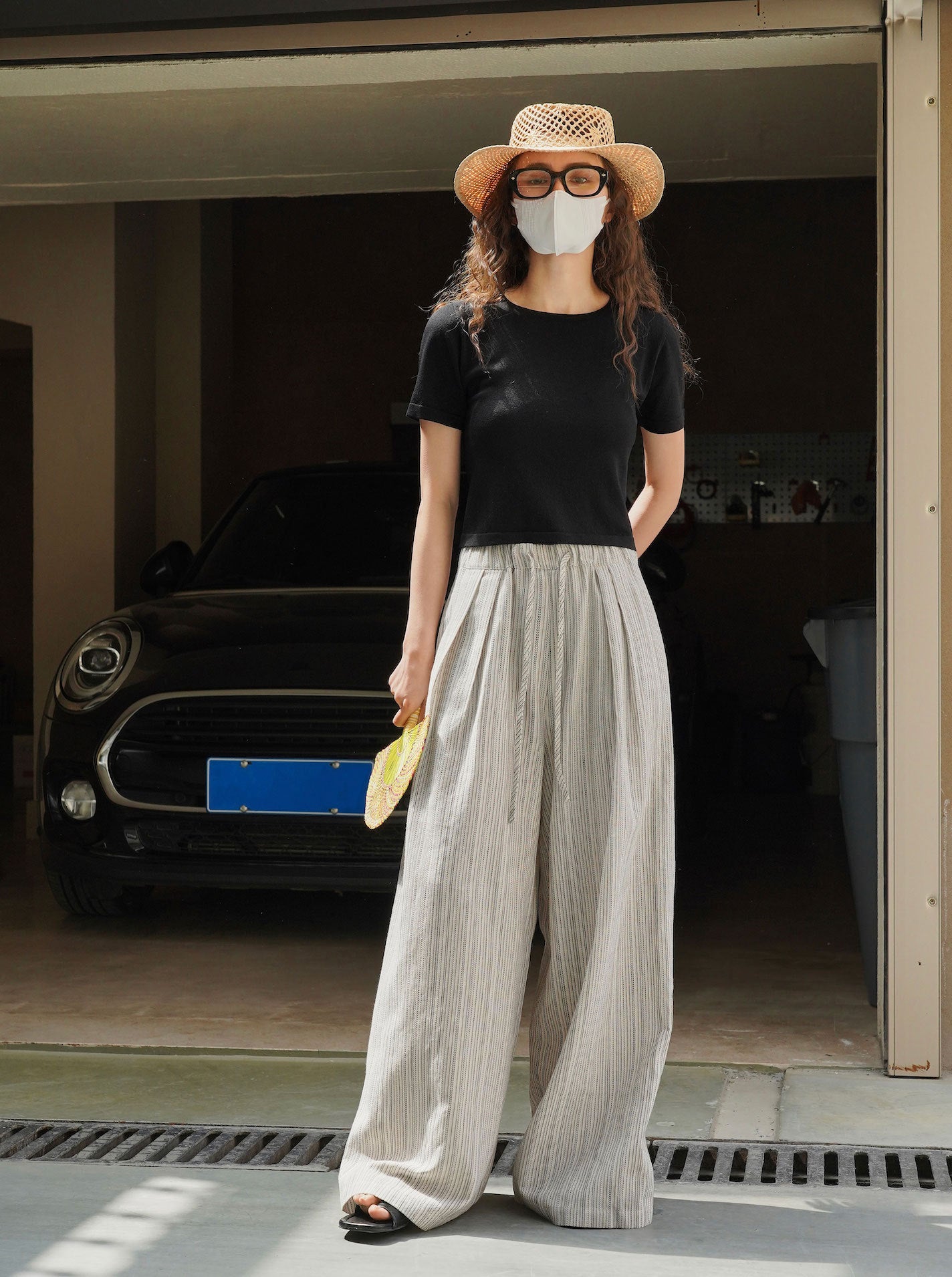 Back open summer knit