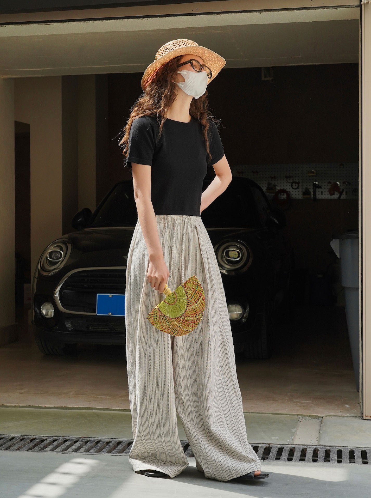 Back open summer knit