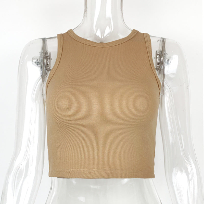 rib cropped tank