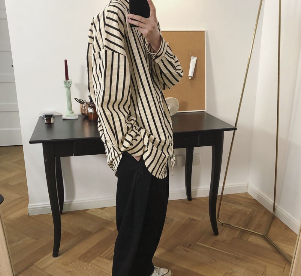 Heavy cotton stripe shirts