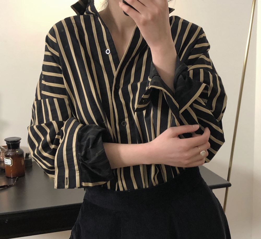Heavy cotton stripe shirts