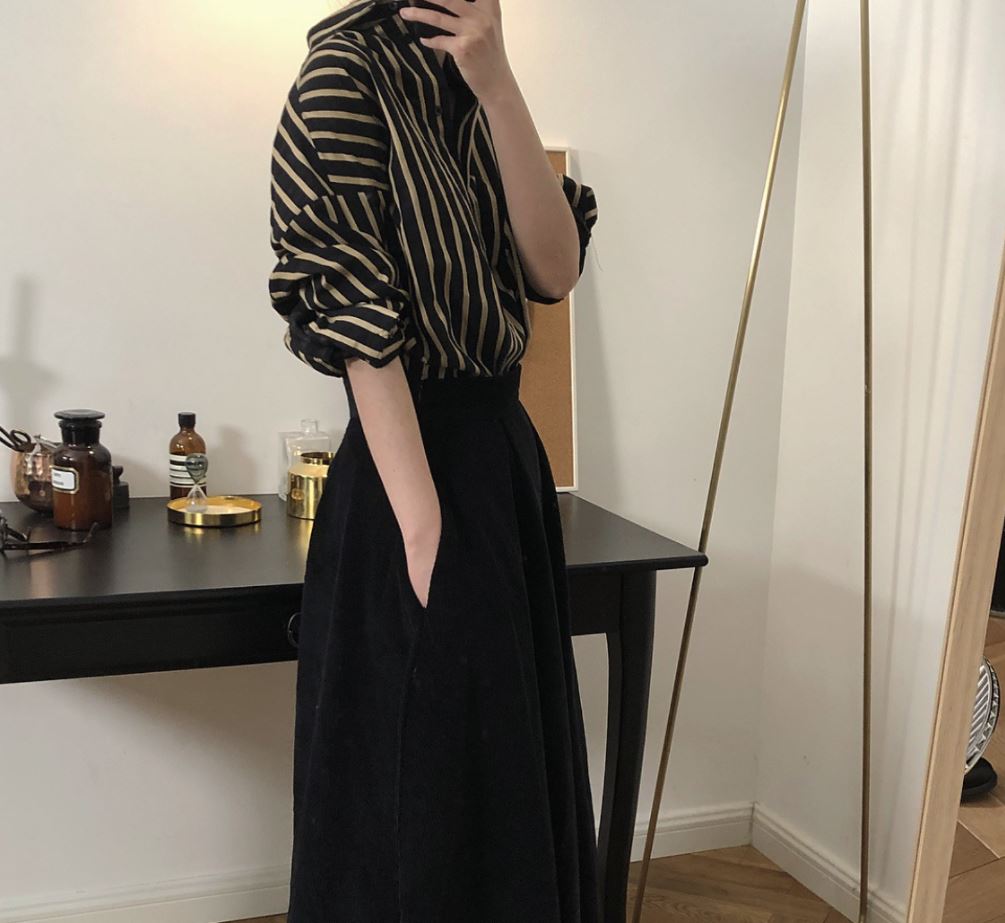 Heavy cotton stripe shirts