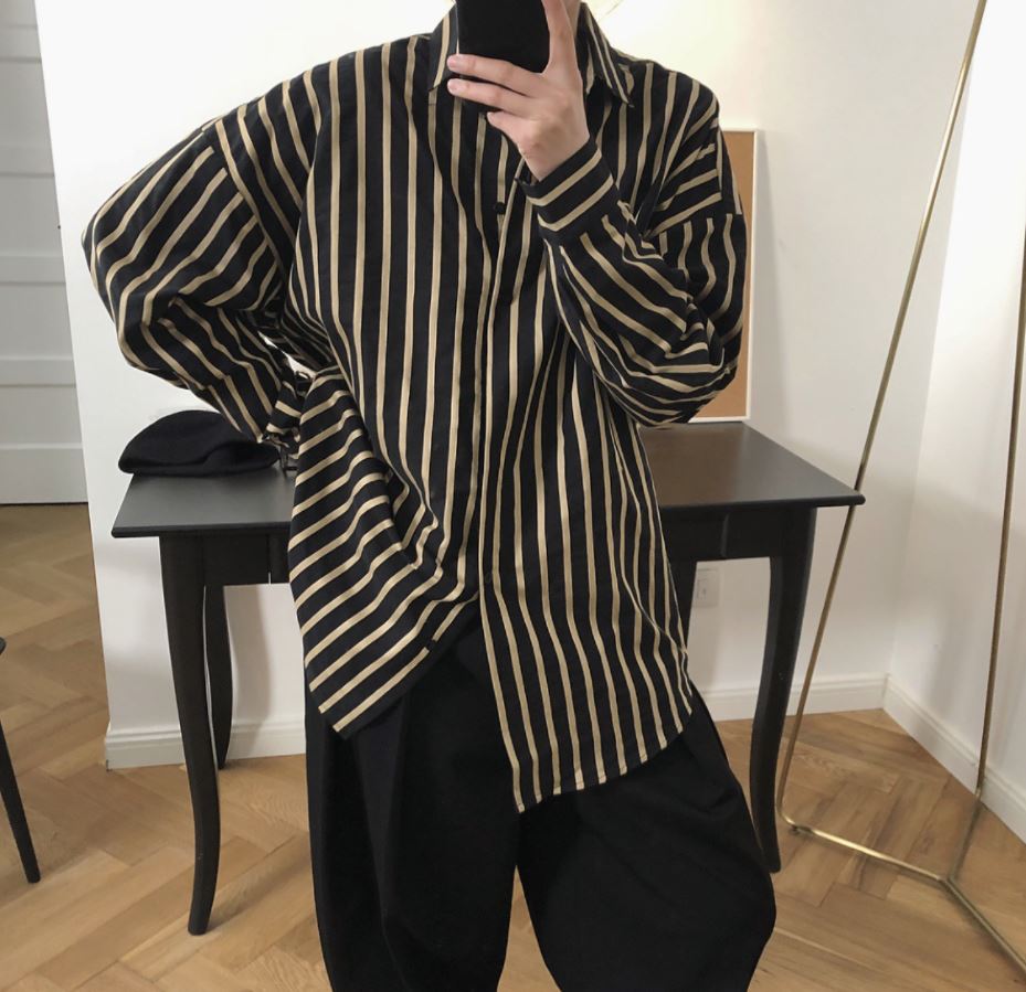 Heavy cotton stripe shirts