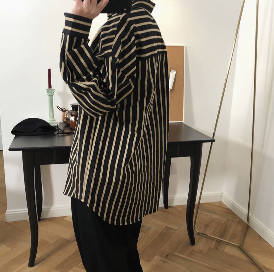 Heavy cotton stripe shirts
