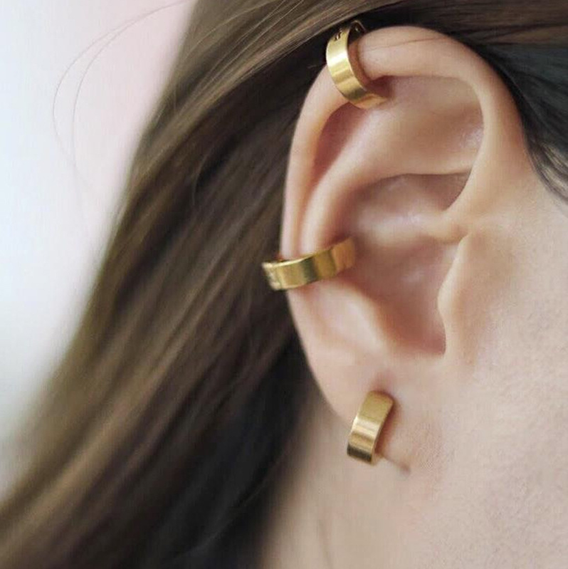 Gold ear clip