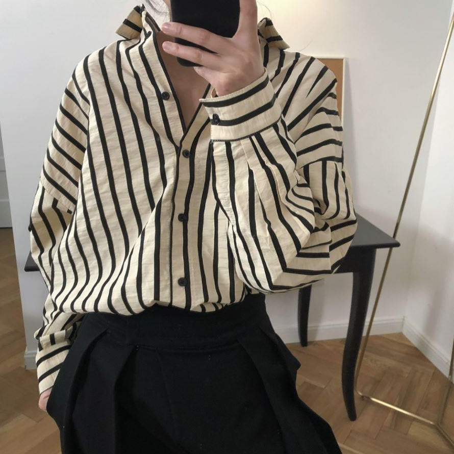 Heavy cotton stripe shirts