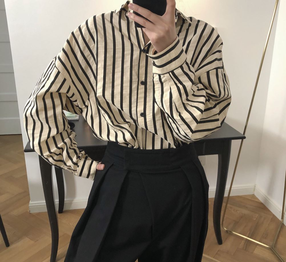 Heavy cotton stripe shirts