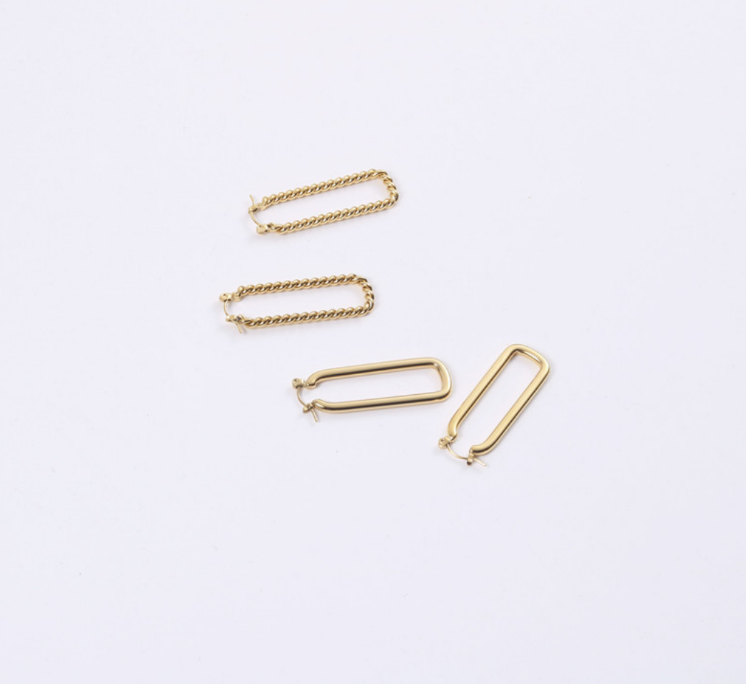 Long square hoop
