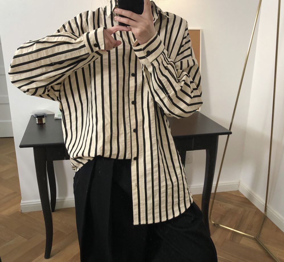 Heavy cotton stripe shirts