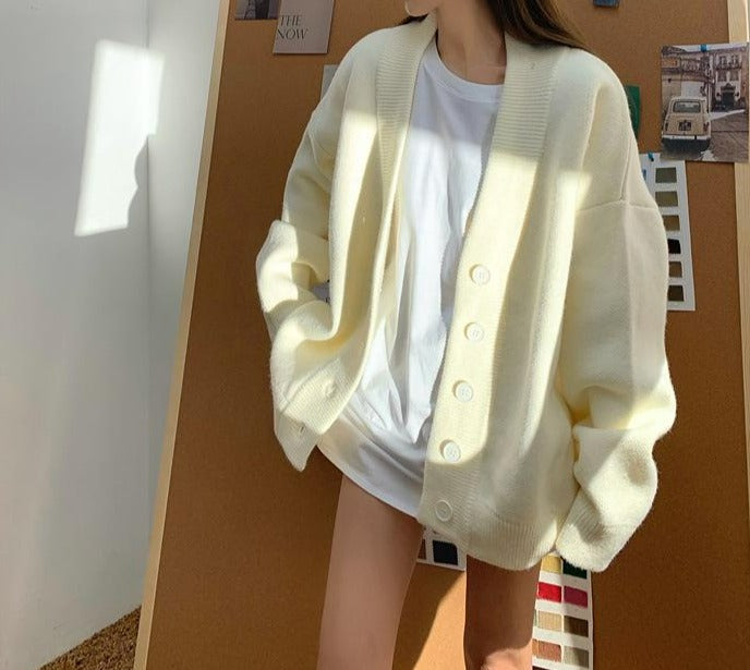 Big silhouette cardigan