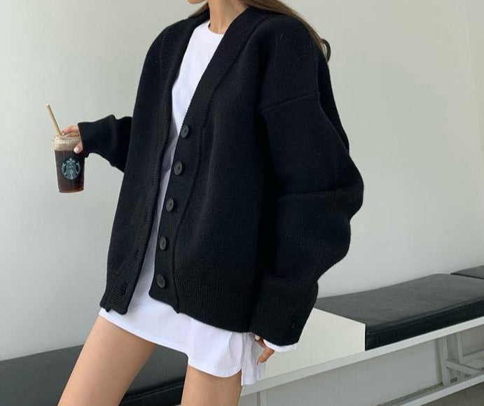 Big silhouette cardigan