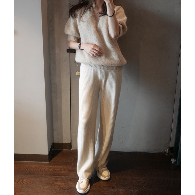soft knit pants