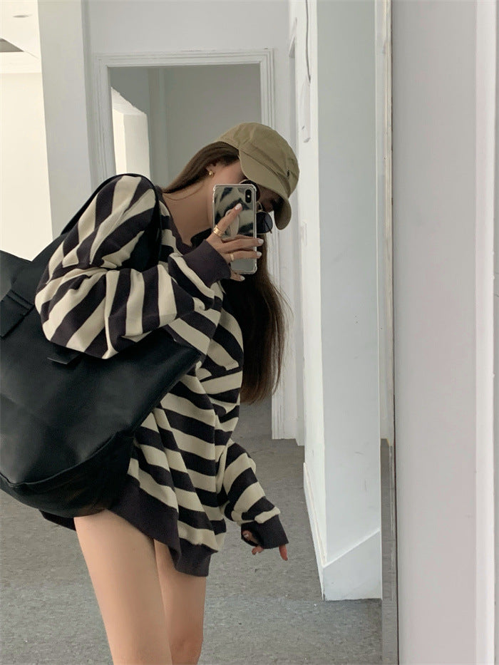 Big border cotton shirts