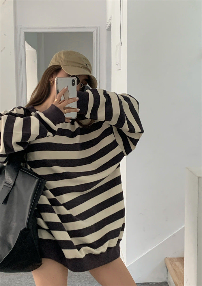 Big border cotton shirts