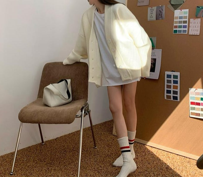 Big silhouette cardigan