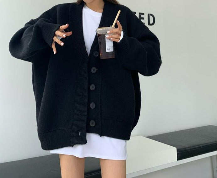 Big silhouette cardigan