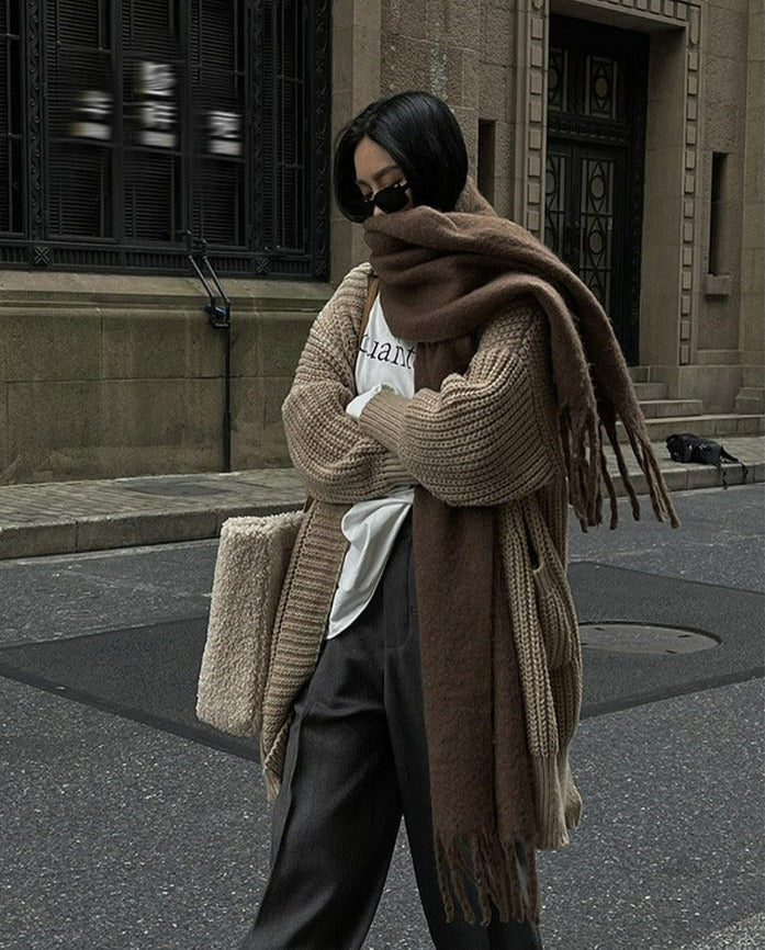 Simple big scarf