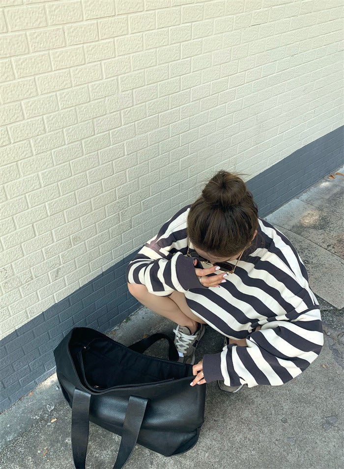 Big border cotton shirts