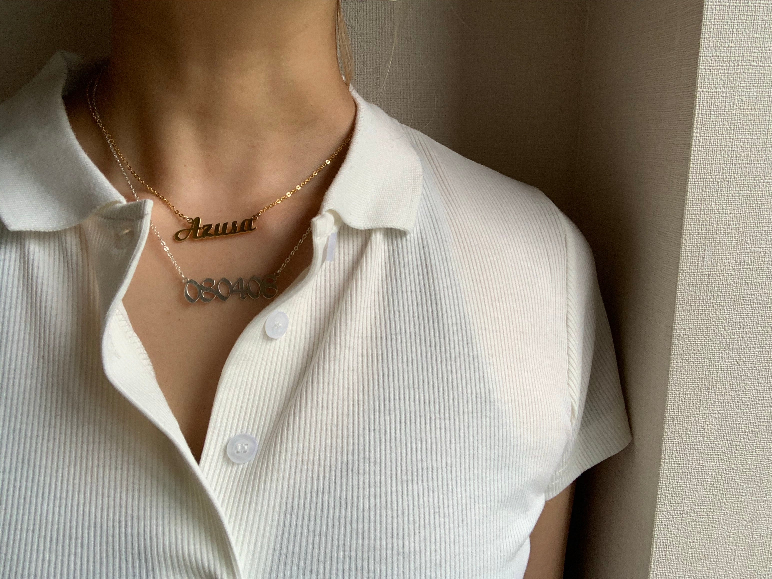 Personalized necklace(Number)