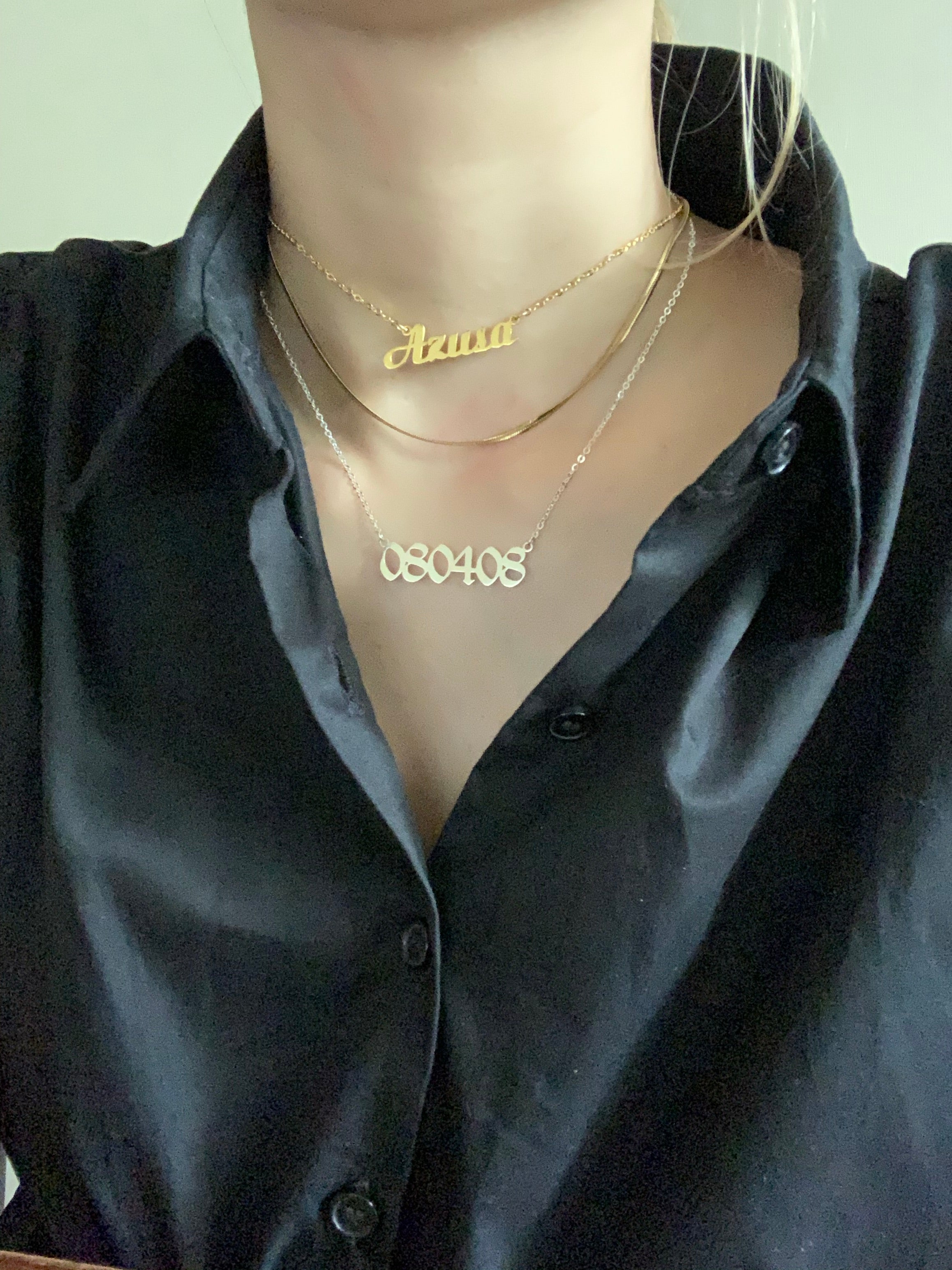 Personalized necklace(Number)