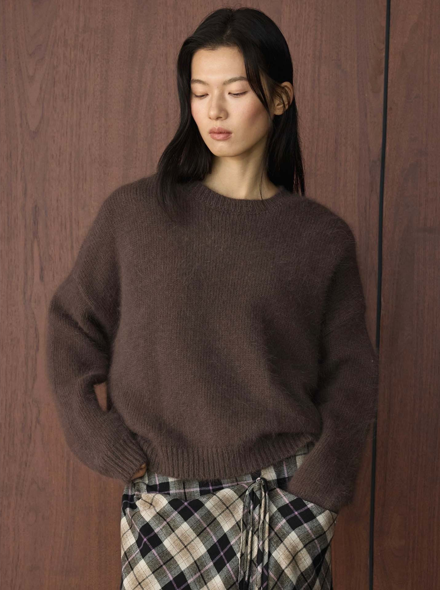 Airy Wool Knit Pullover