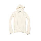 Wool-Blend Hooded Top