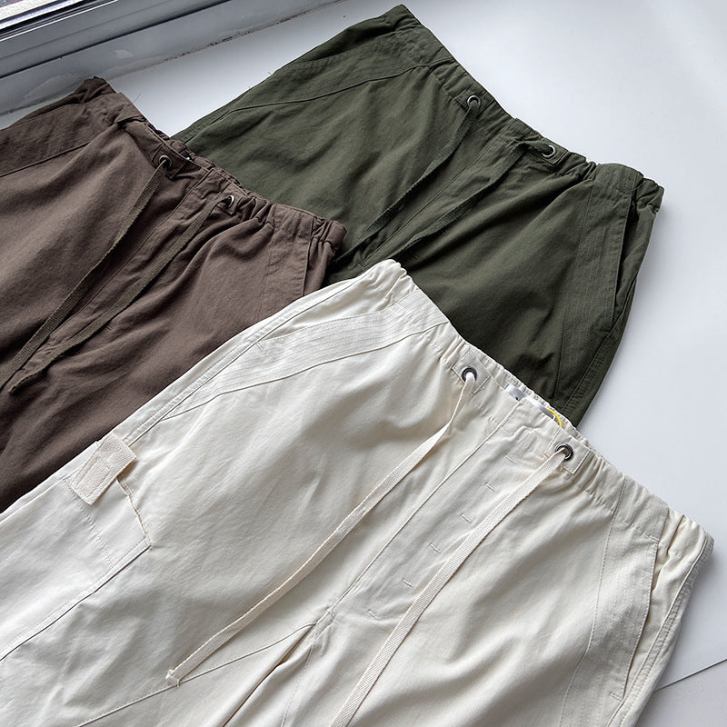 Loose cotton pants