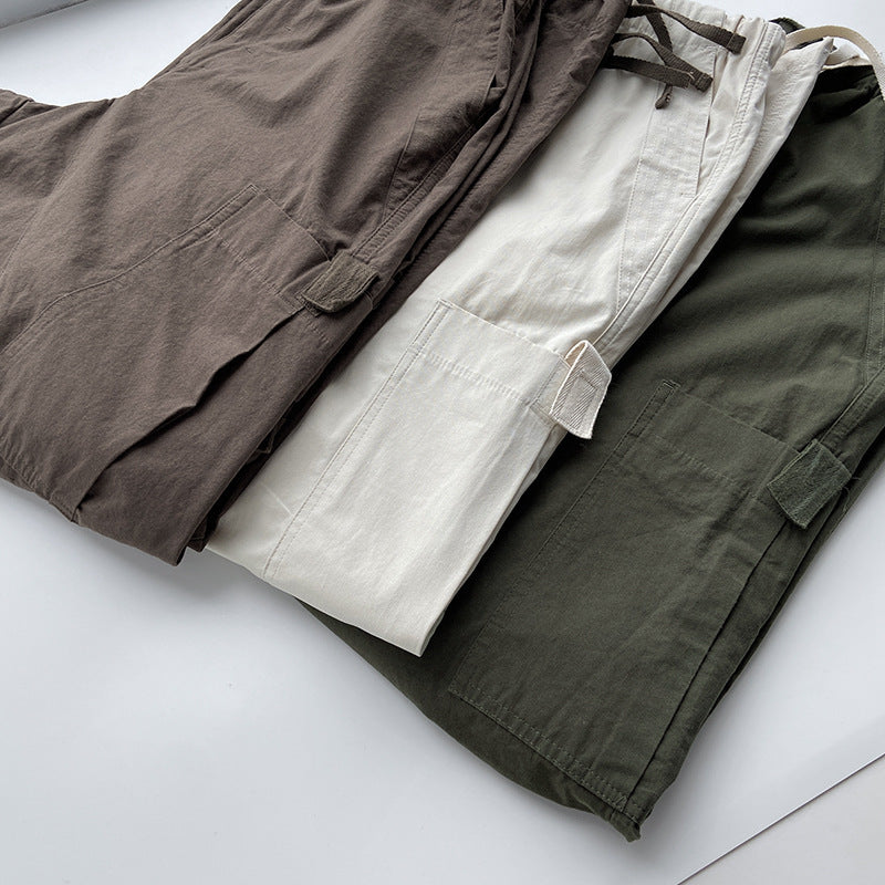 Loose cotton pants