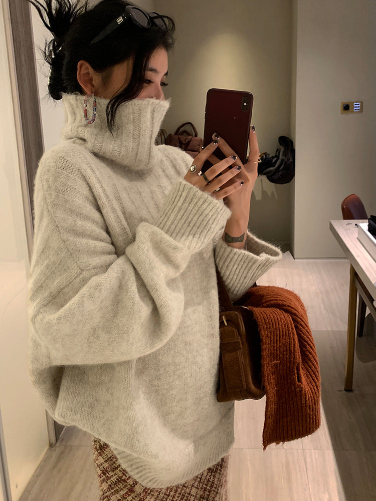 Oversized Turtleneck Sweater