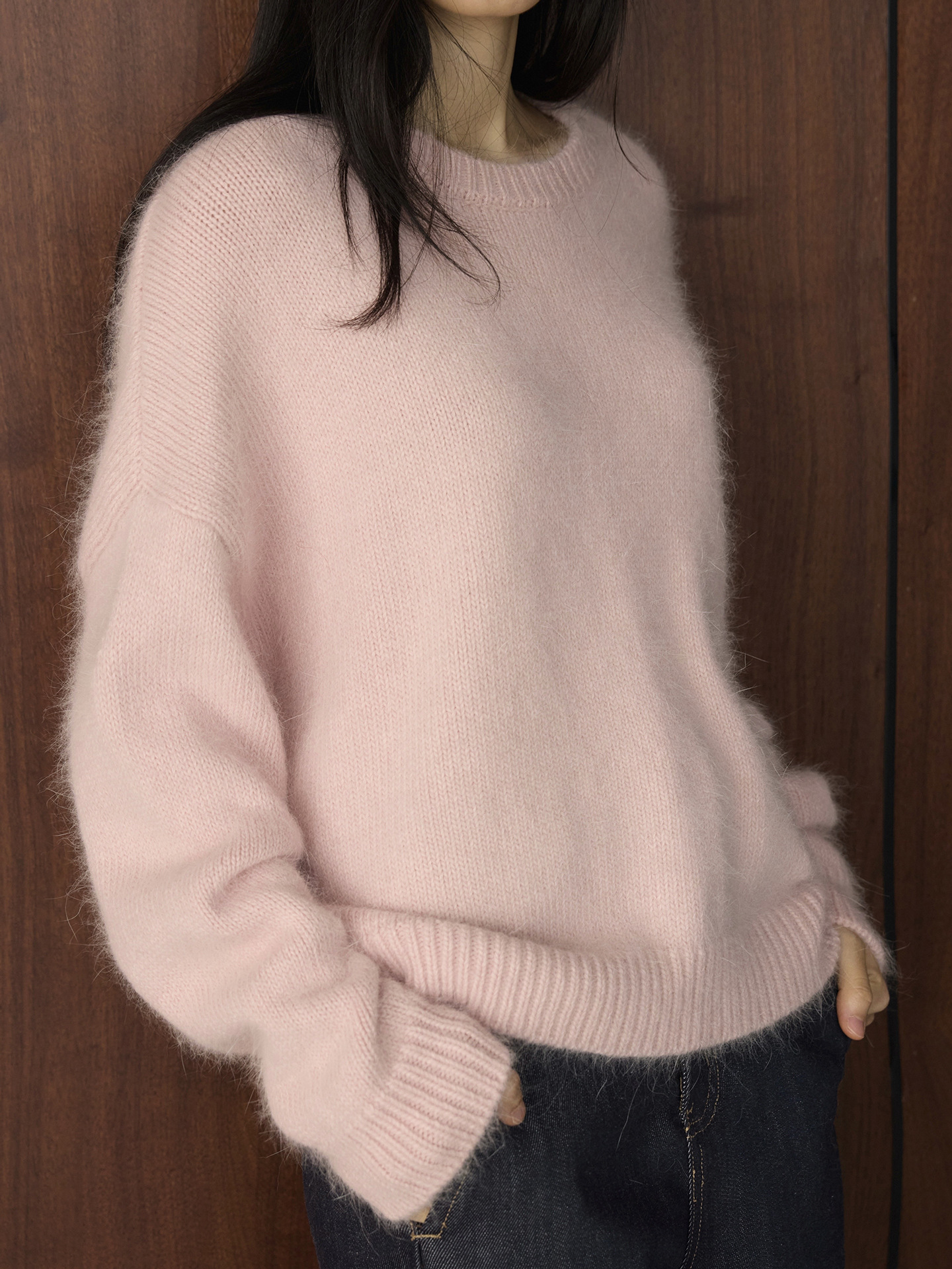 Airy Wool Knit Pullover
