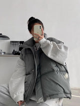 Oversized down vest