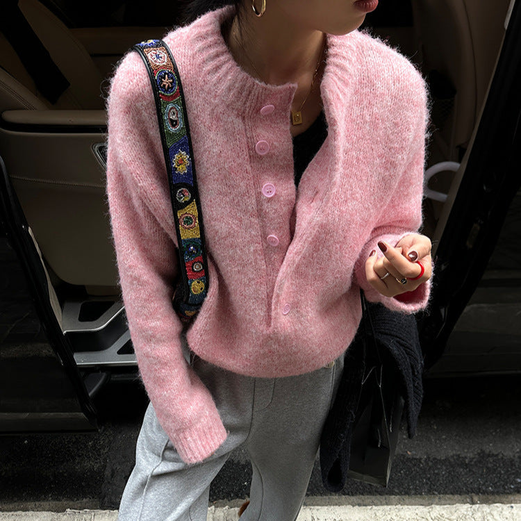 button down sweater
