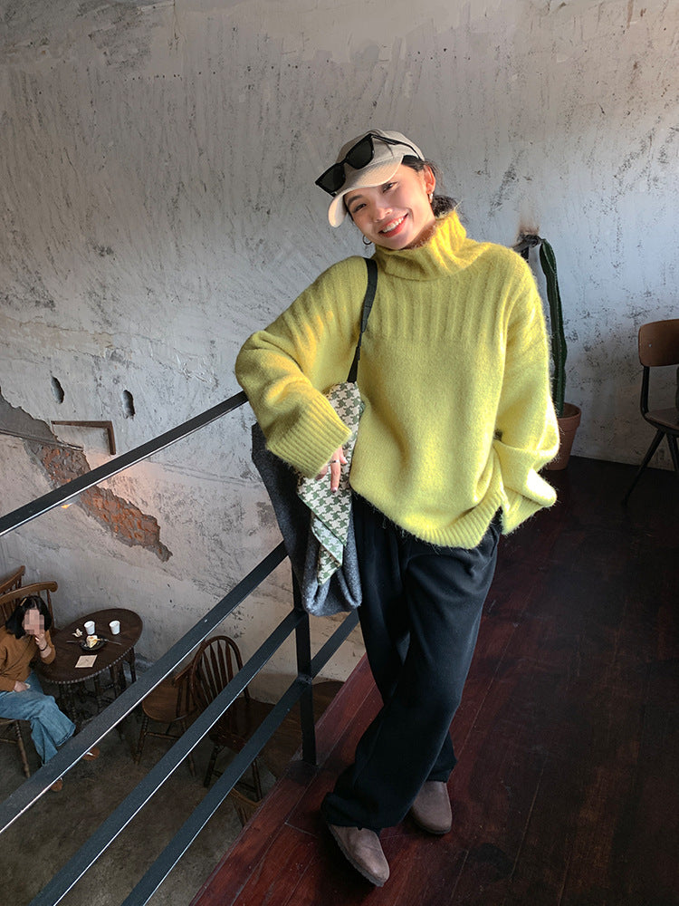 Oversized Turtleneck Sweater