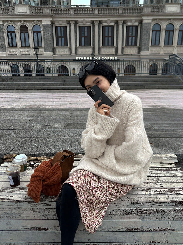 Oversized Turtleneck Sweater