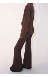 Flare stretch pants