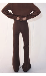 Flare stretch pants