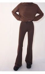 Flare stretch pants